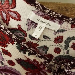 Maurices Tops - Maurices floral tie neck Tank Maurices Tops - Maurices floral tie neck Tank